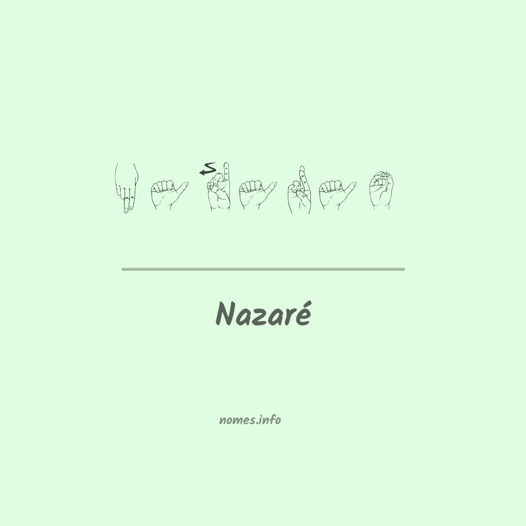 Nazaré em Libras