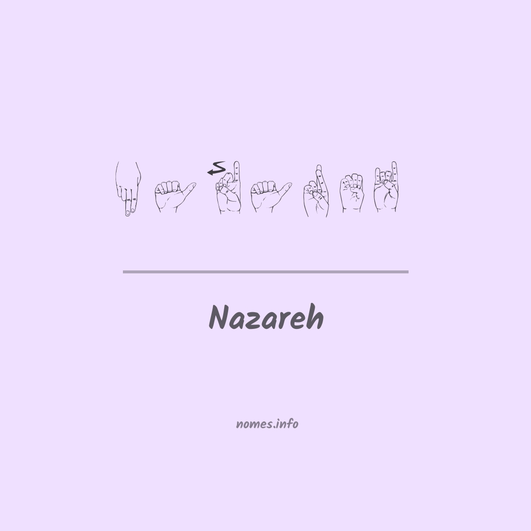 Nazareh em Libras