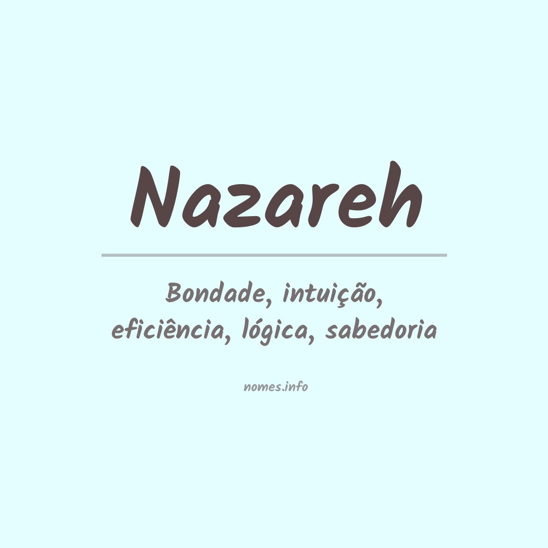 Significado do nome Nazareh