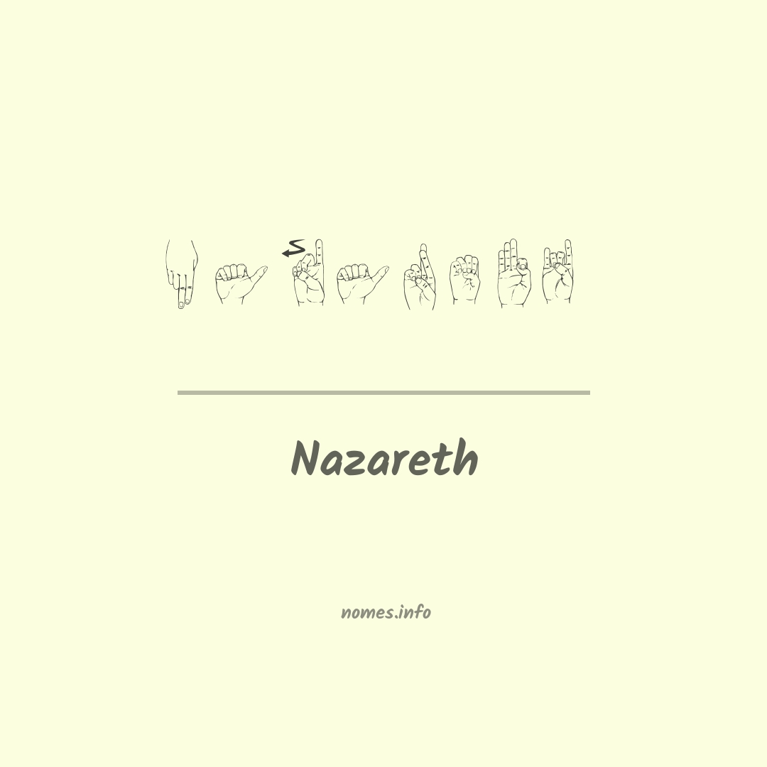 Nazareth em Libras