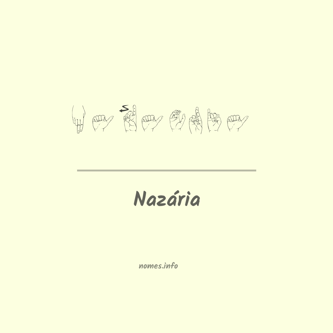 Nazária em Libras