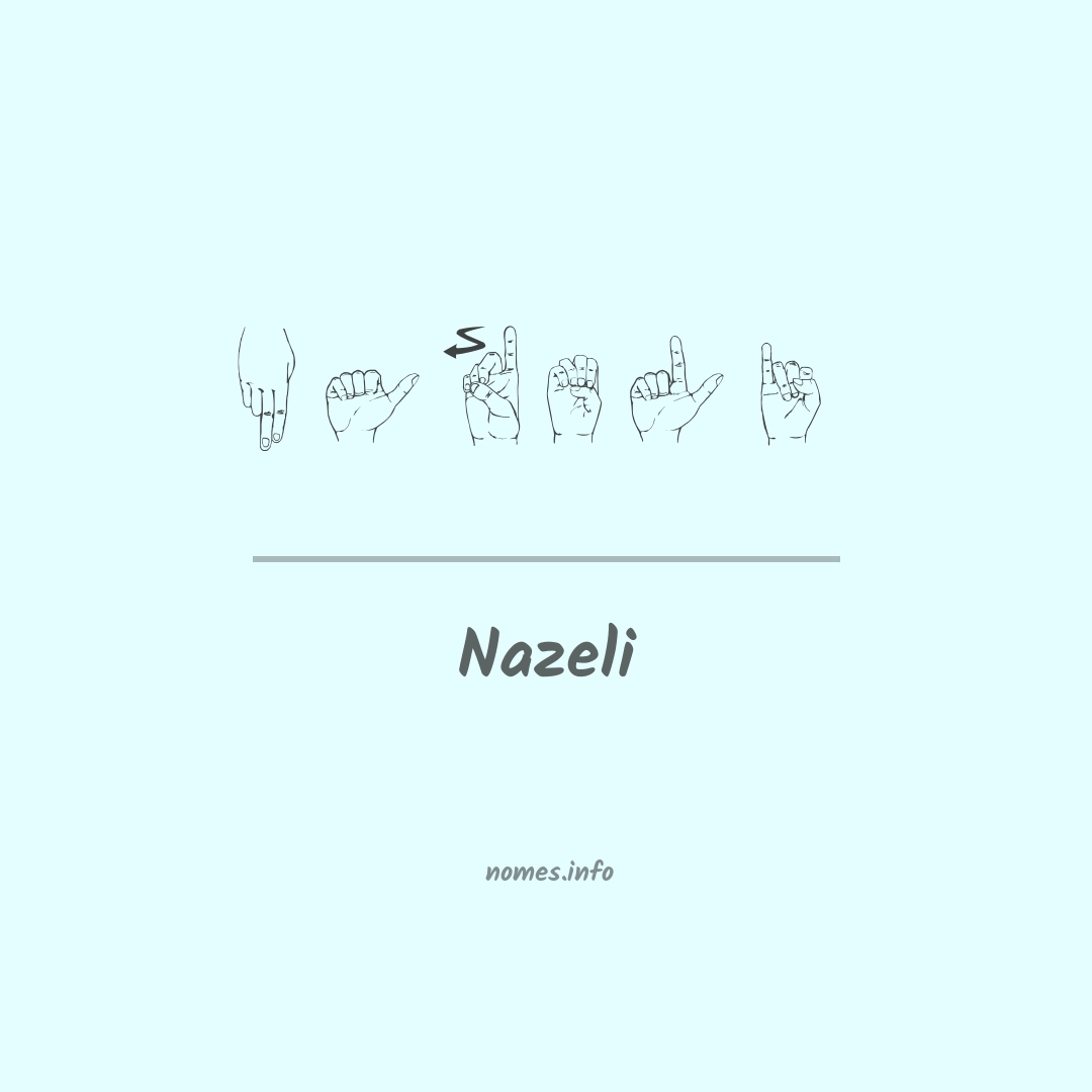 Nazeli em Libras