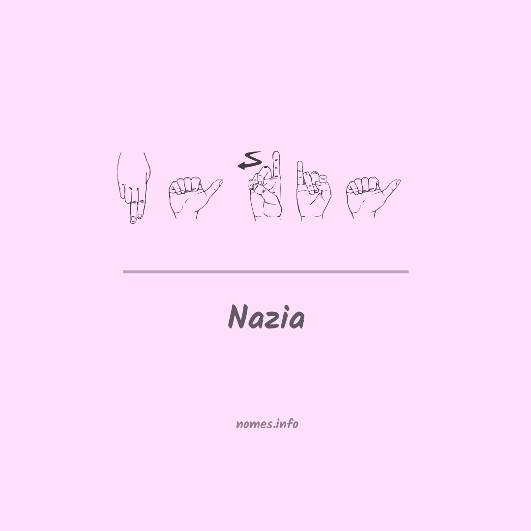 Nazia em Libras