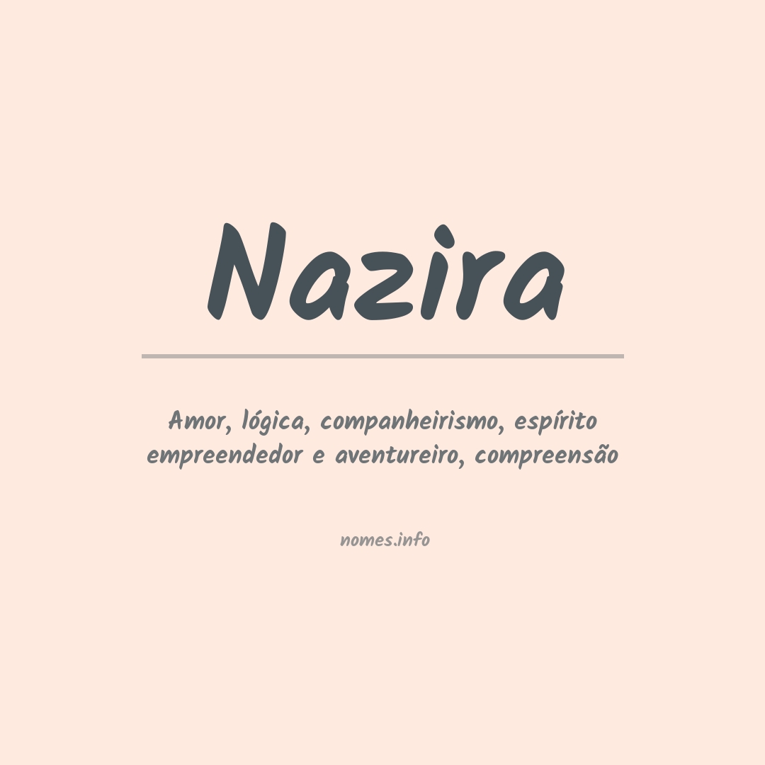 Significado do nome Nazira