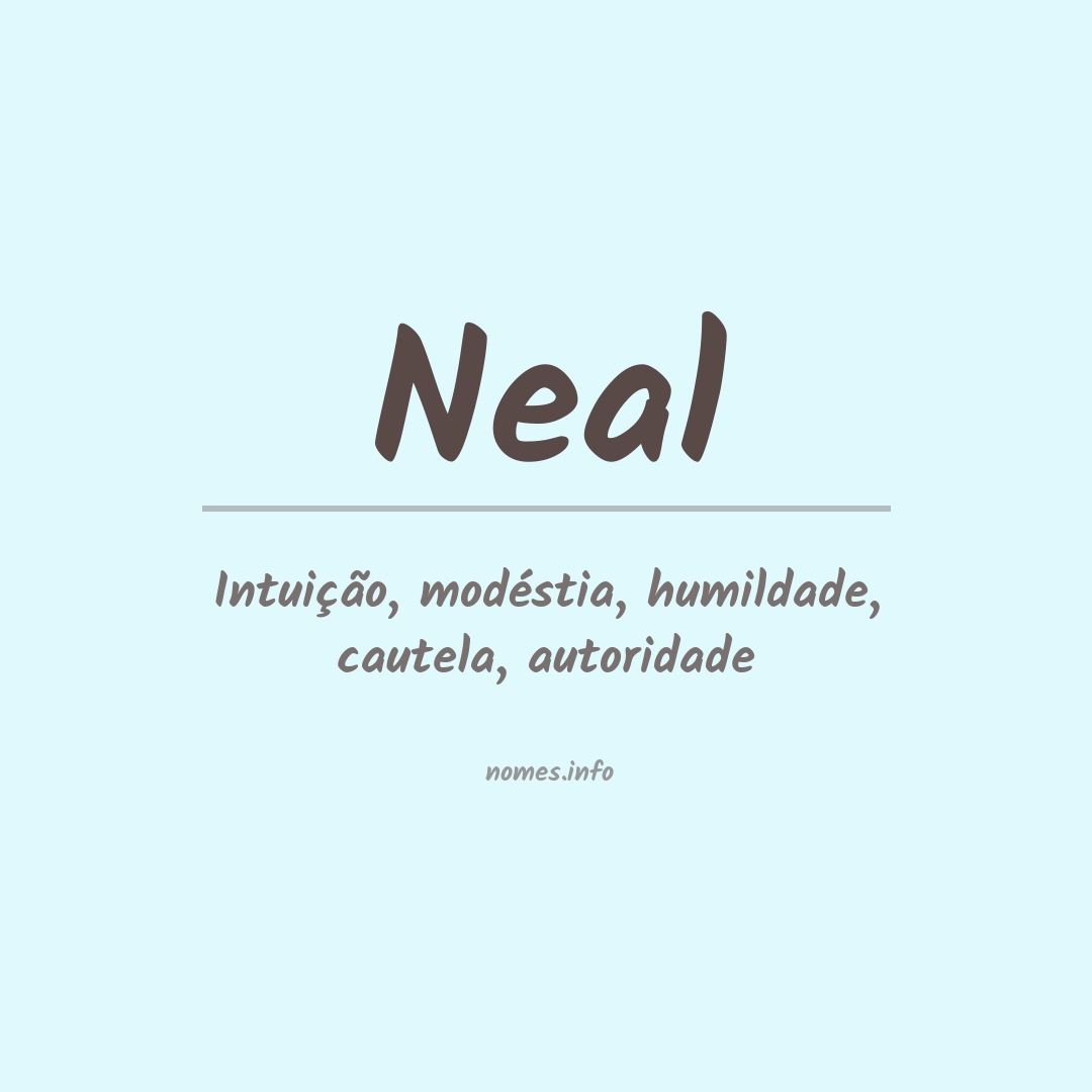Significado do nome Neal