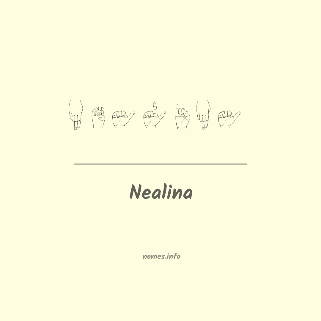 Nealina em Libras