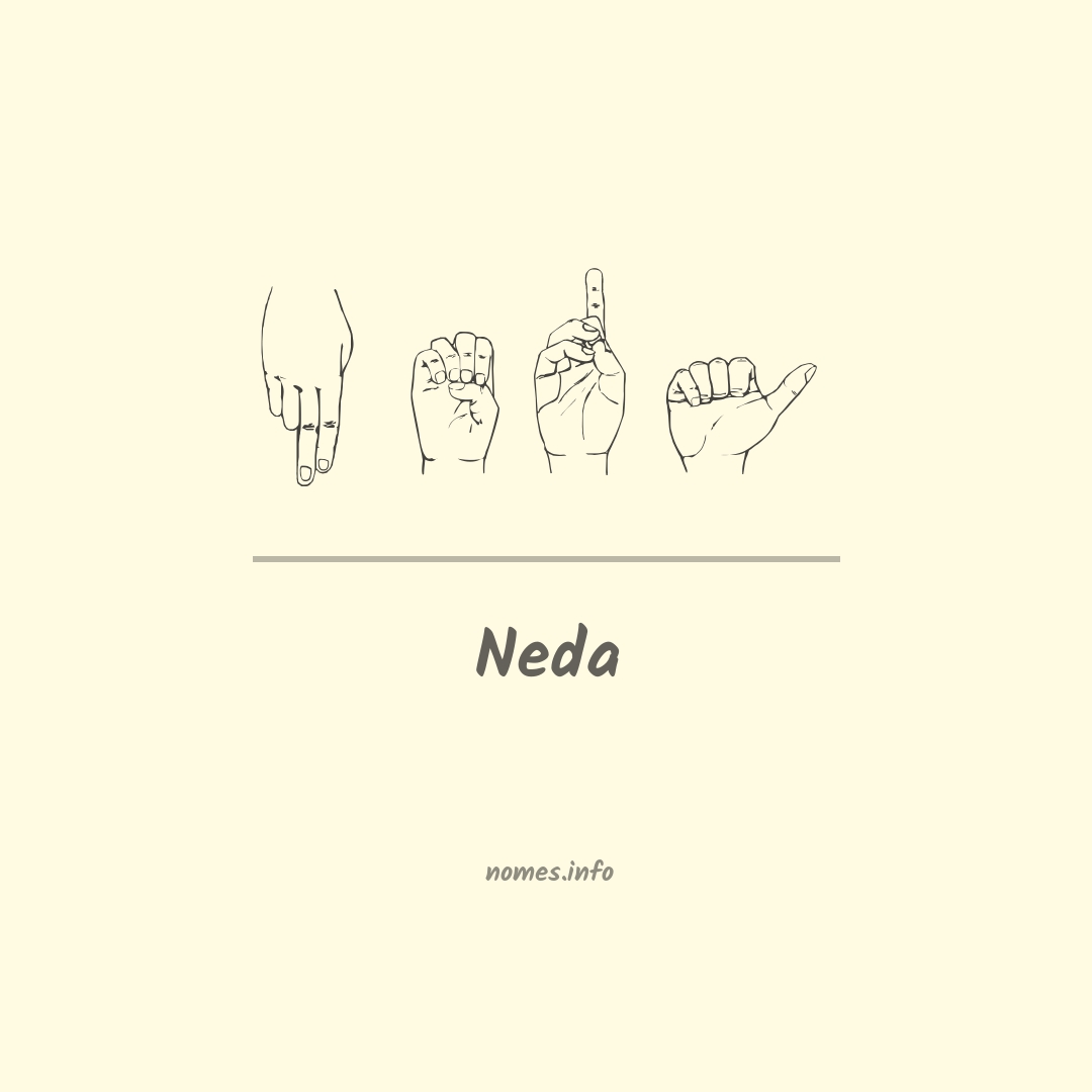 Neda em Libras