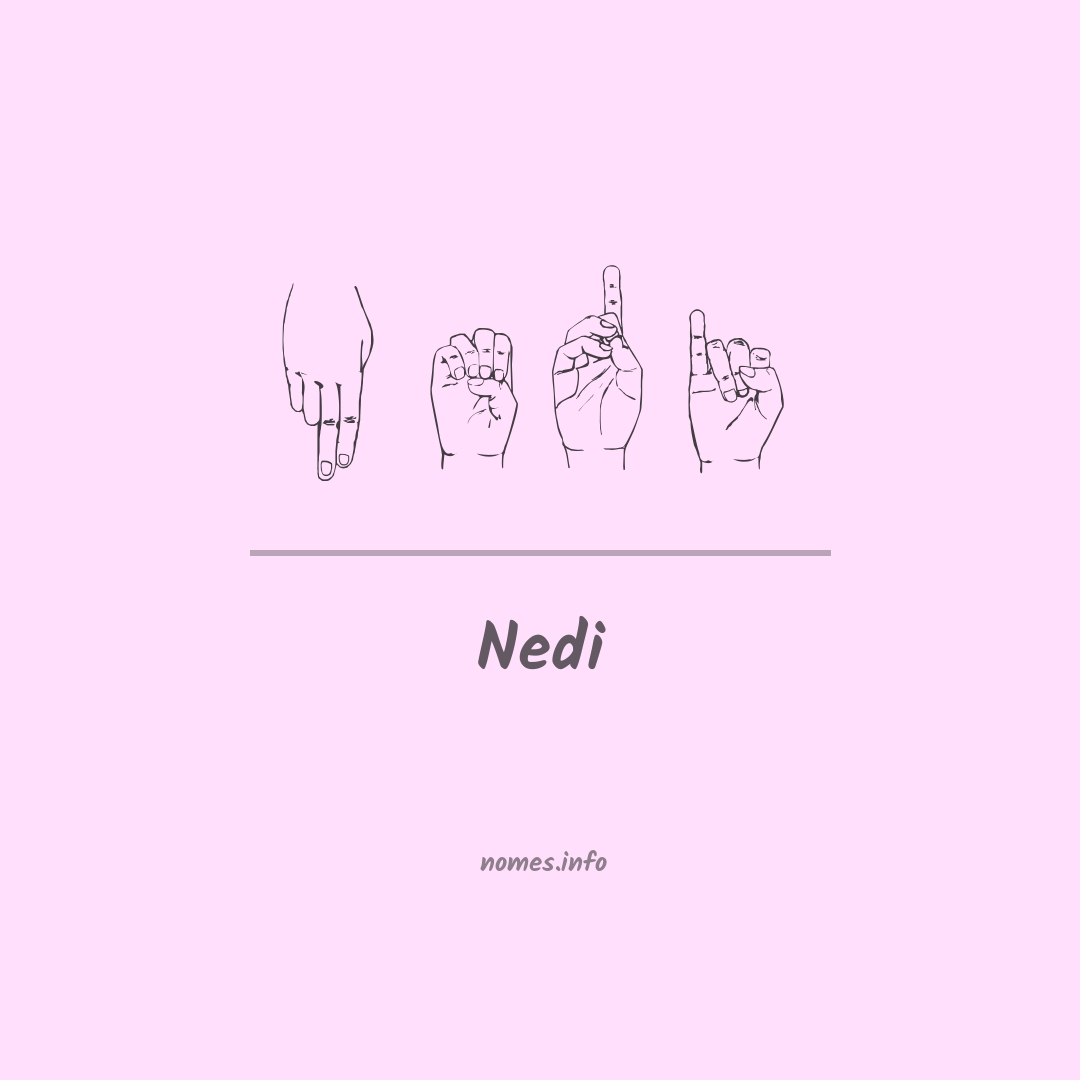 Nedi em Libras