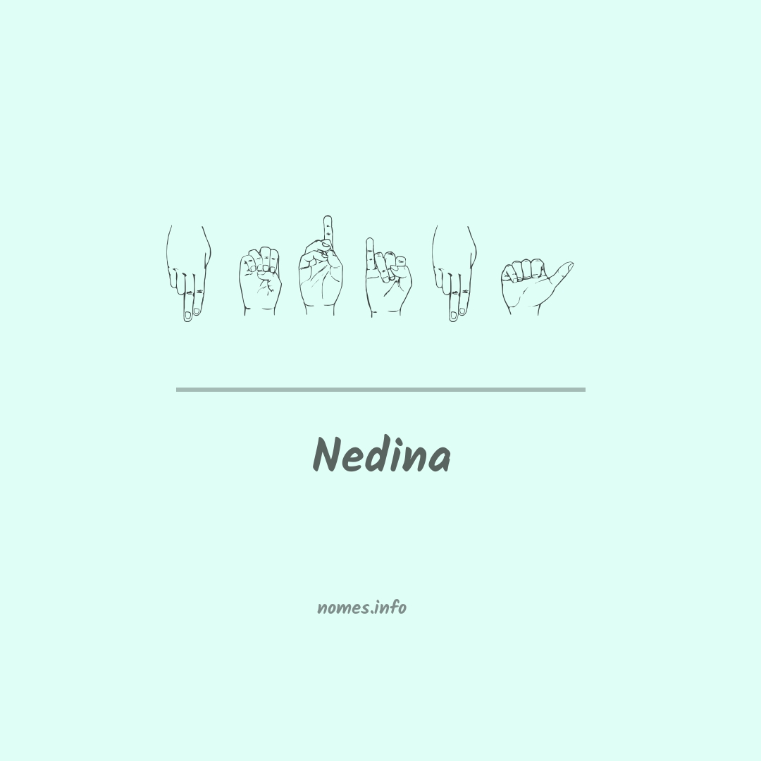 Nedina em Libras