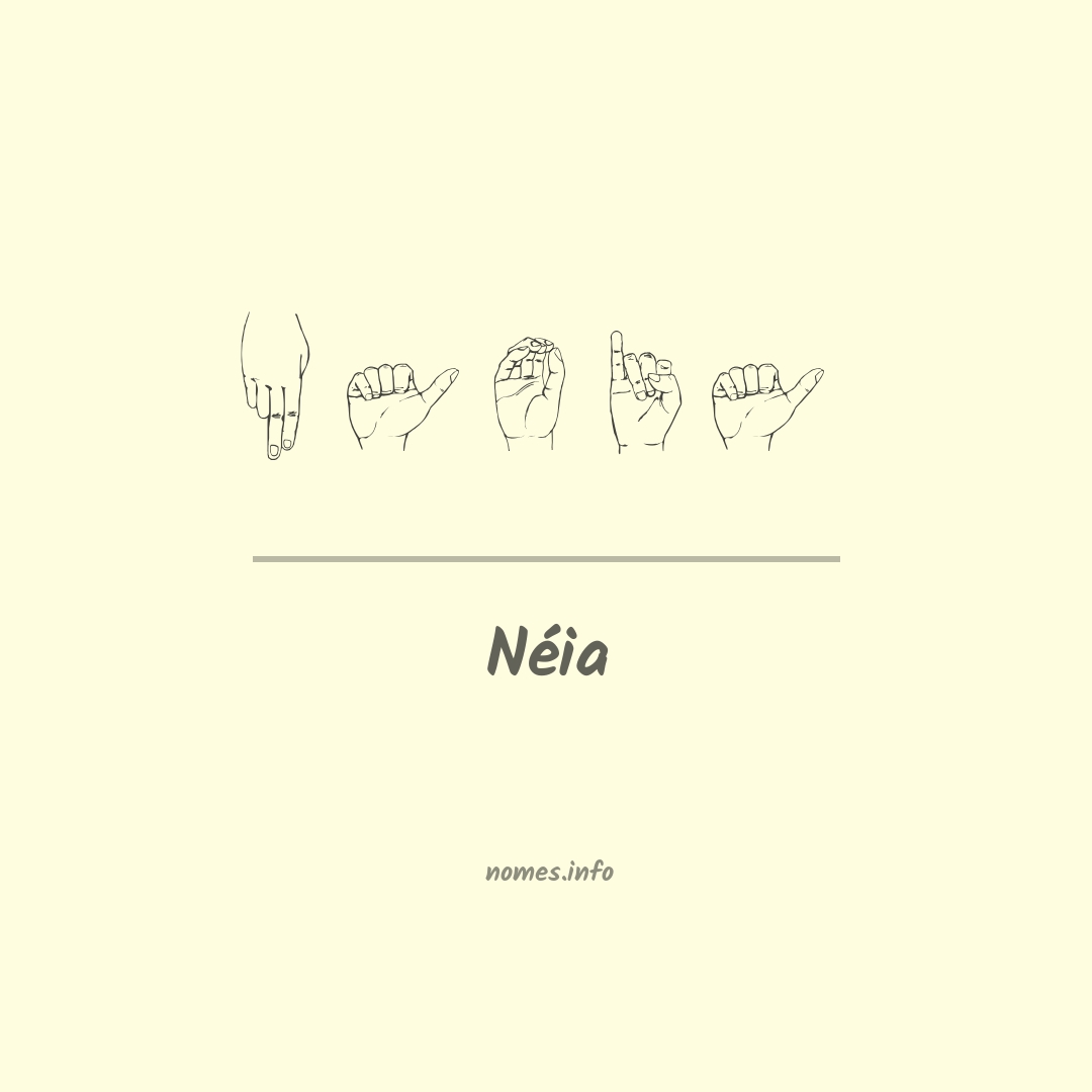 Néia em Libras