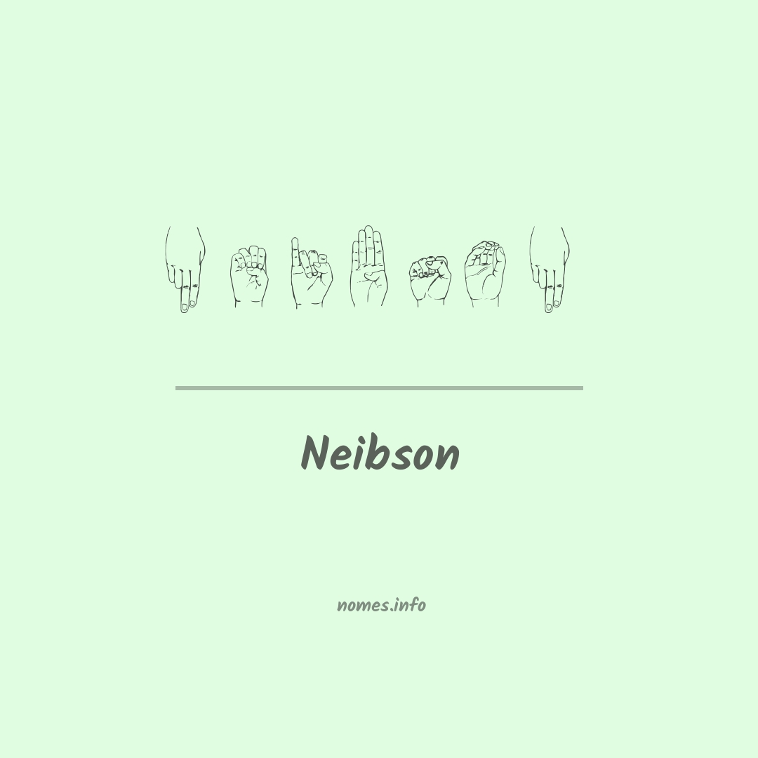 Neibson em Libras