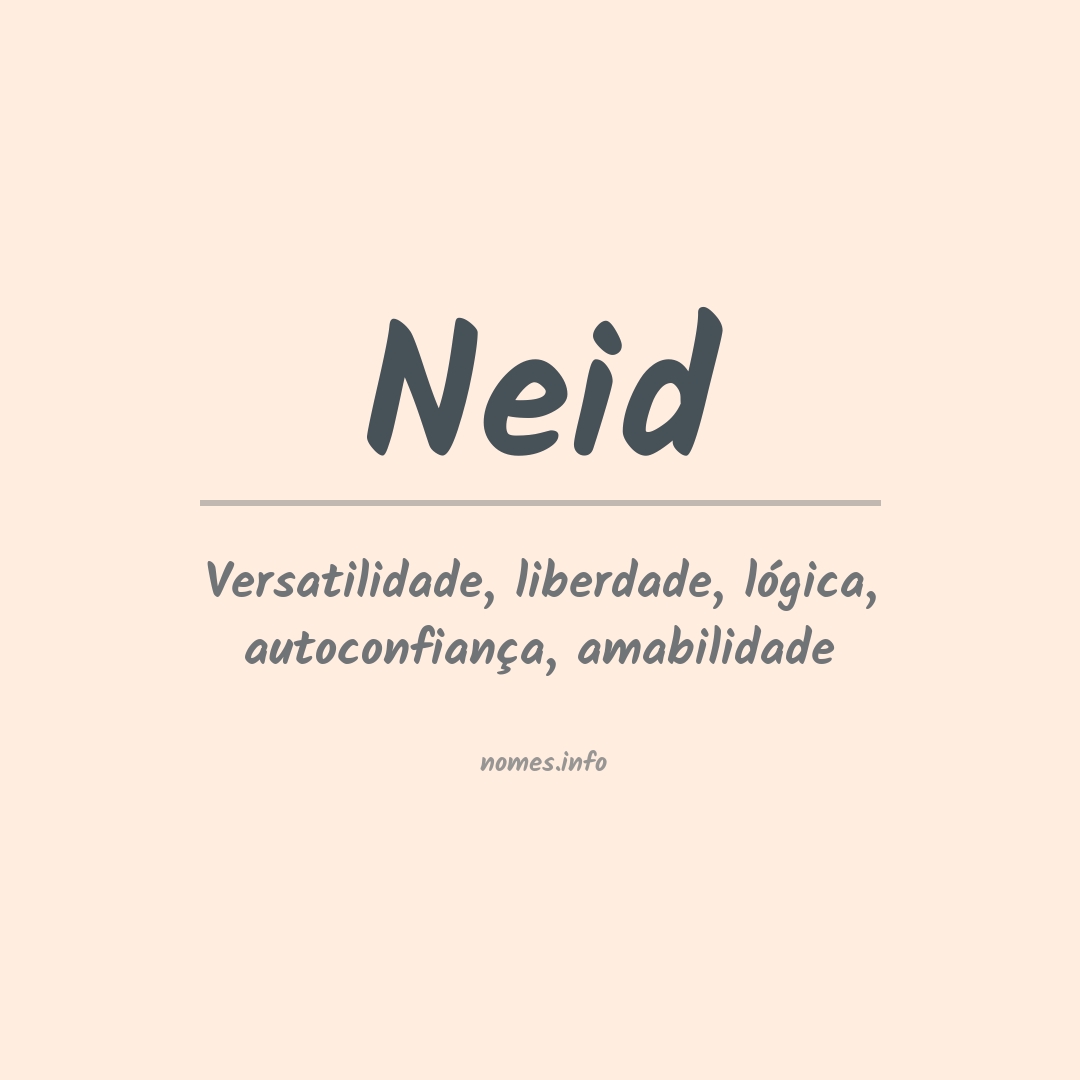 Significado do nome Neid