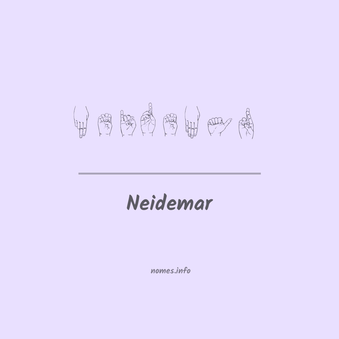 Neidemar em Libras