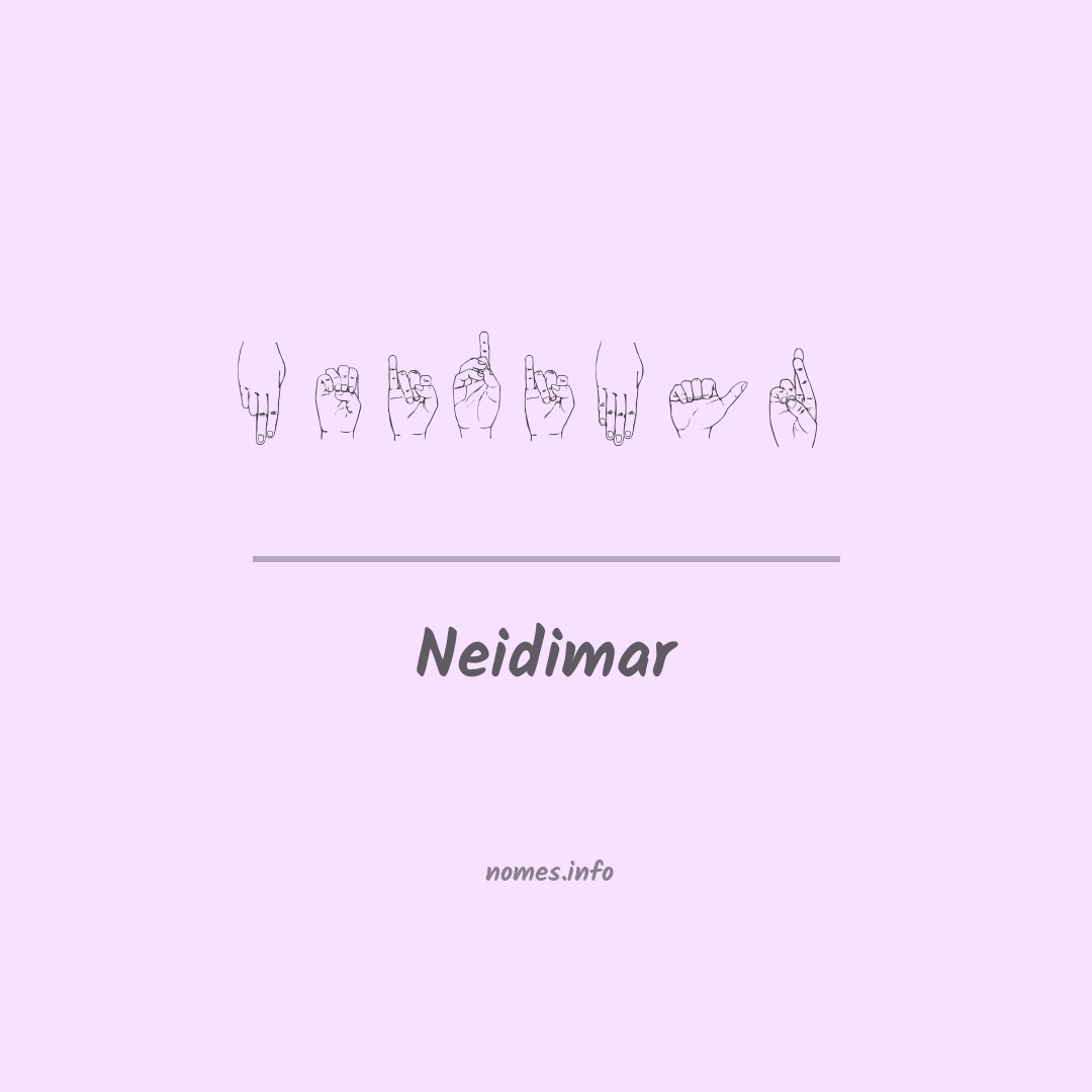 Neidimar em Libras