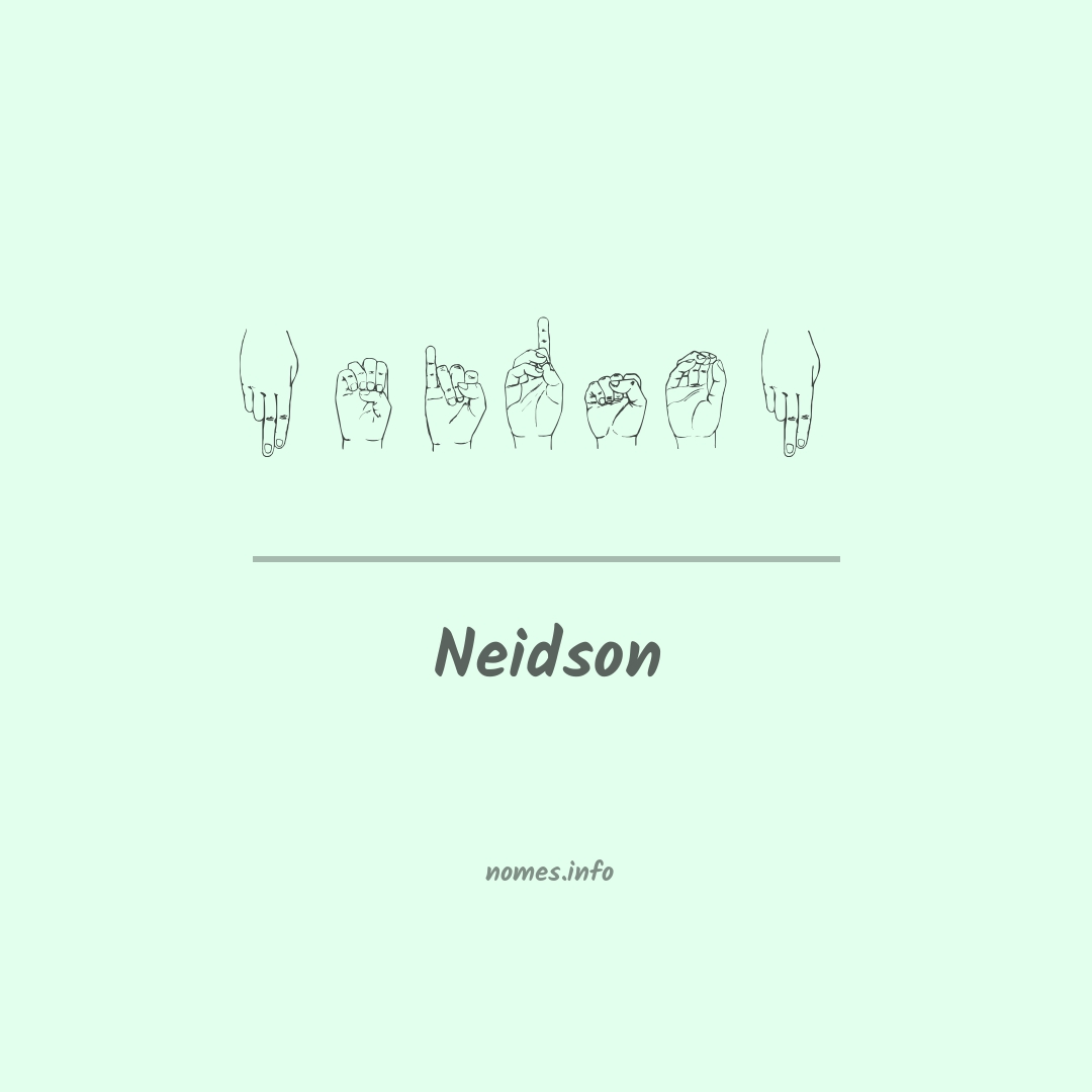 Neidson em Libras