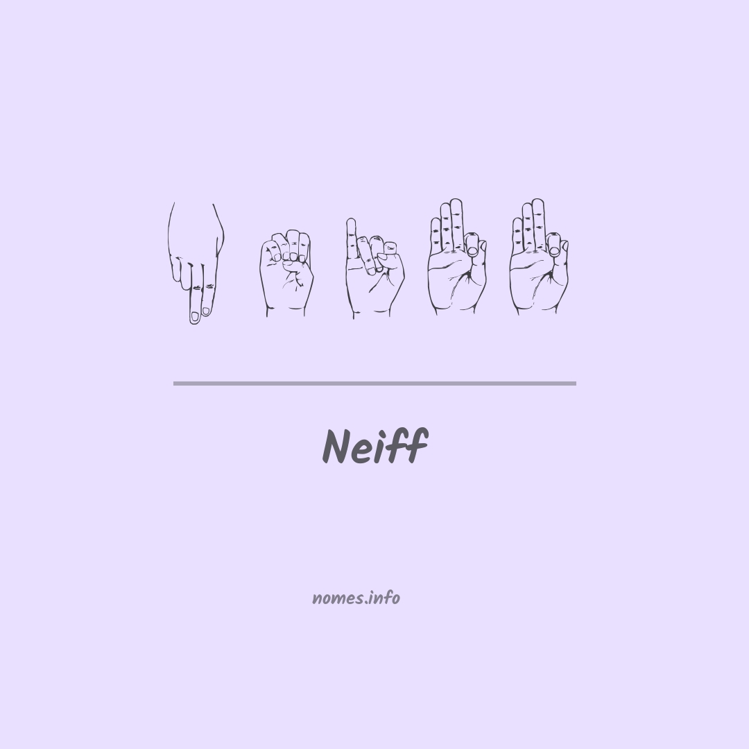 Neiff em Libras