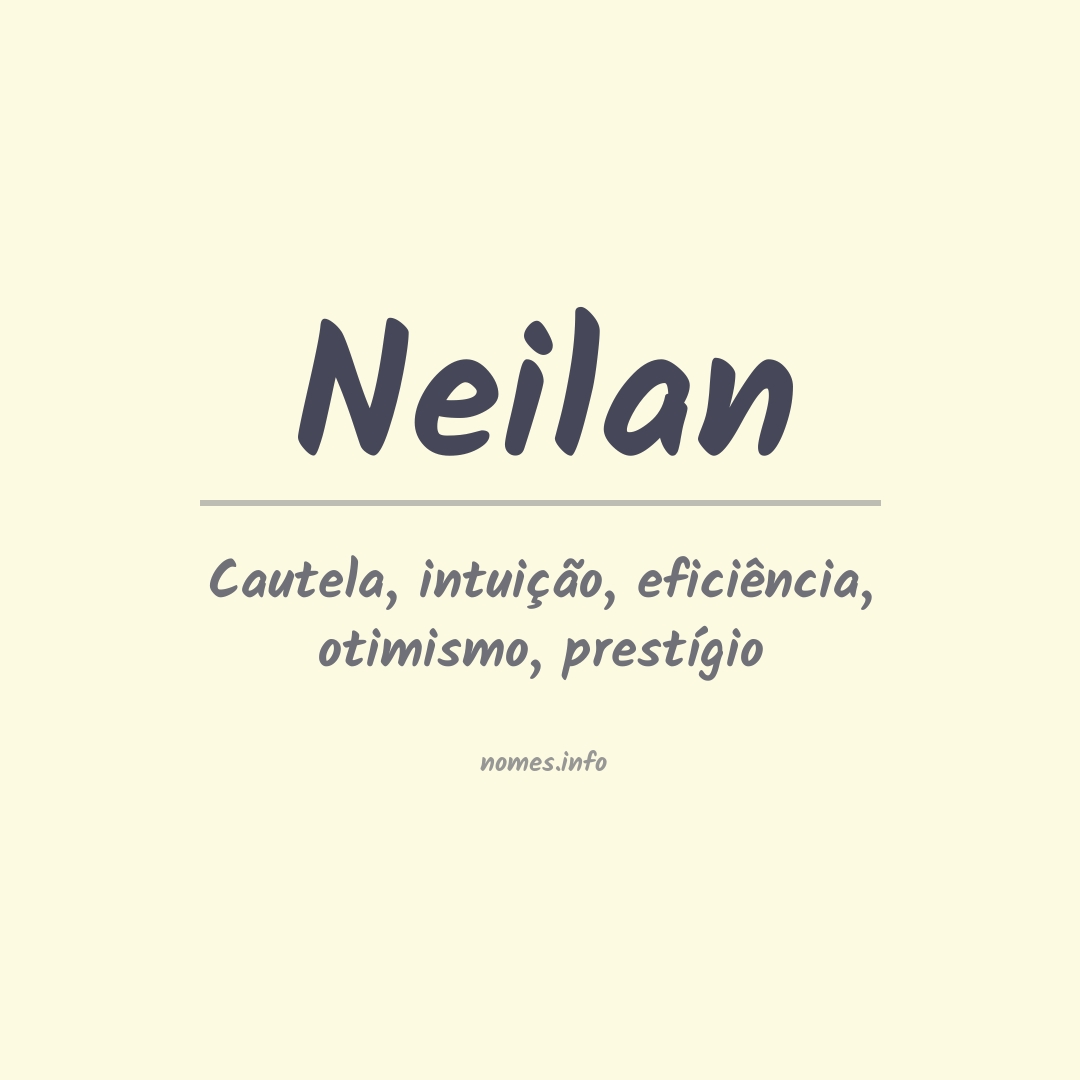 Significado do nome Neilan
