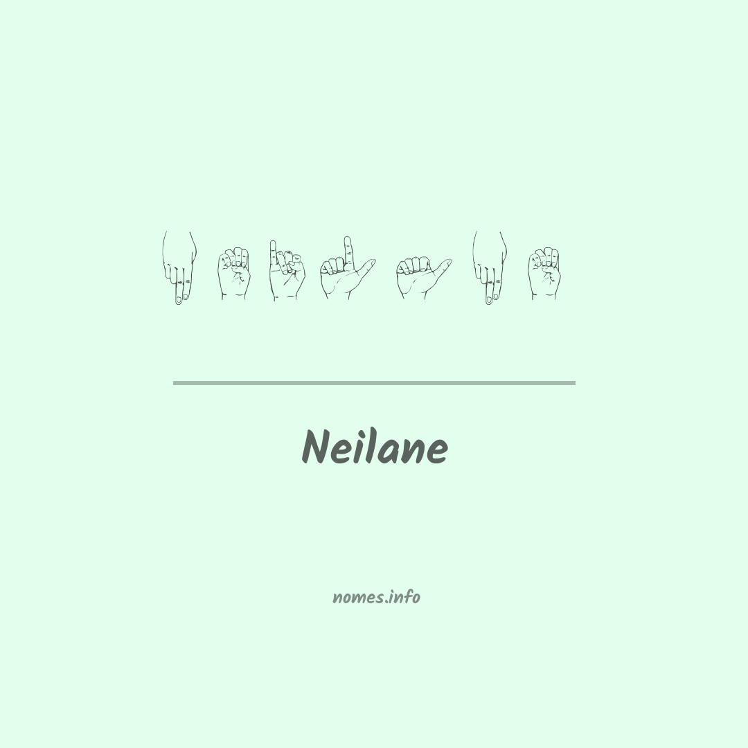 Neilane em Libras