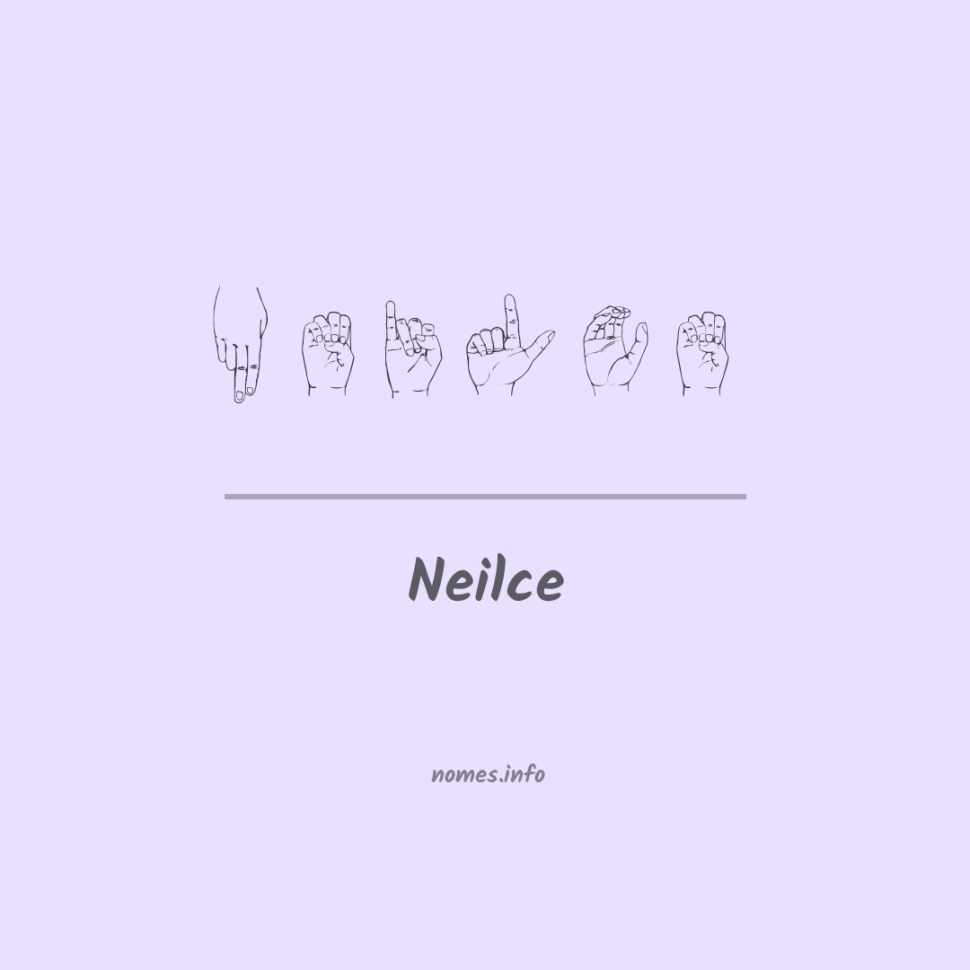 Neilce em Libras