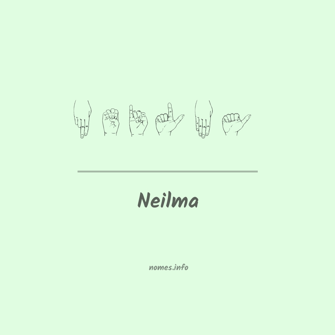 Neilma em Libras Neilma em Libras