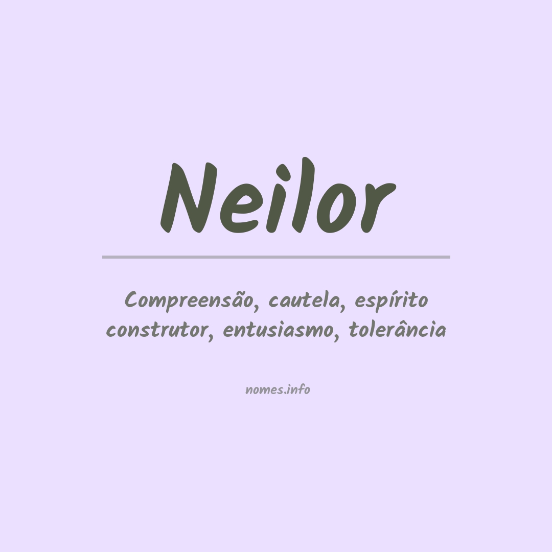 Significado do nome Neilor