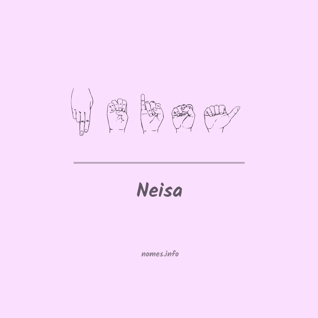 Neisa em Libras Neisa em Libras