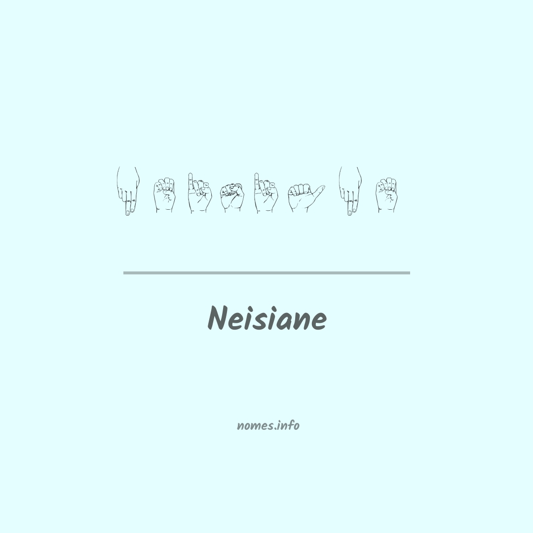 Neisiane em Libras