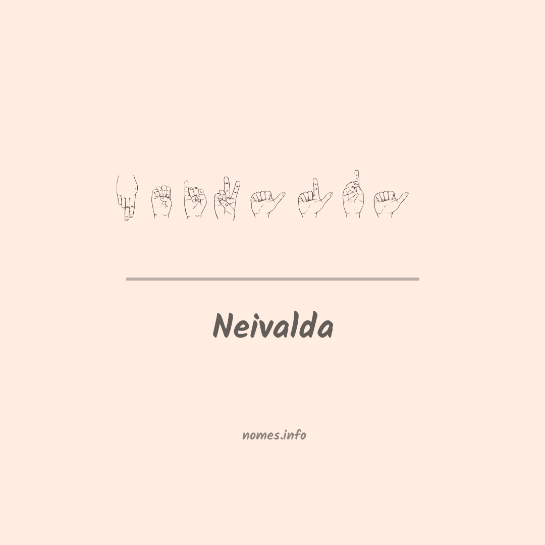 Neivalda em Libras