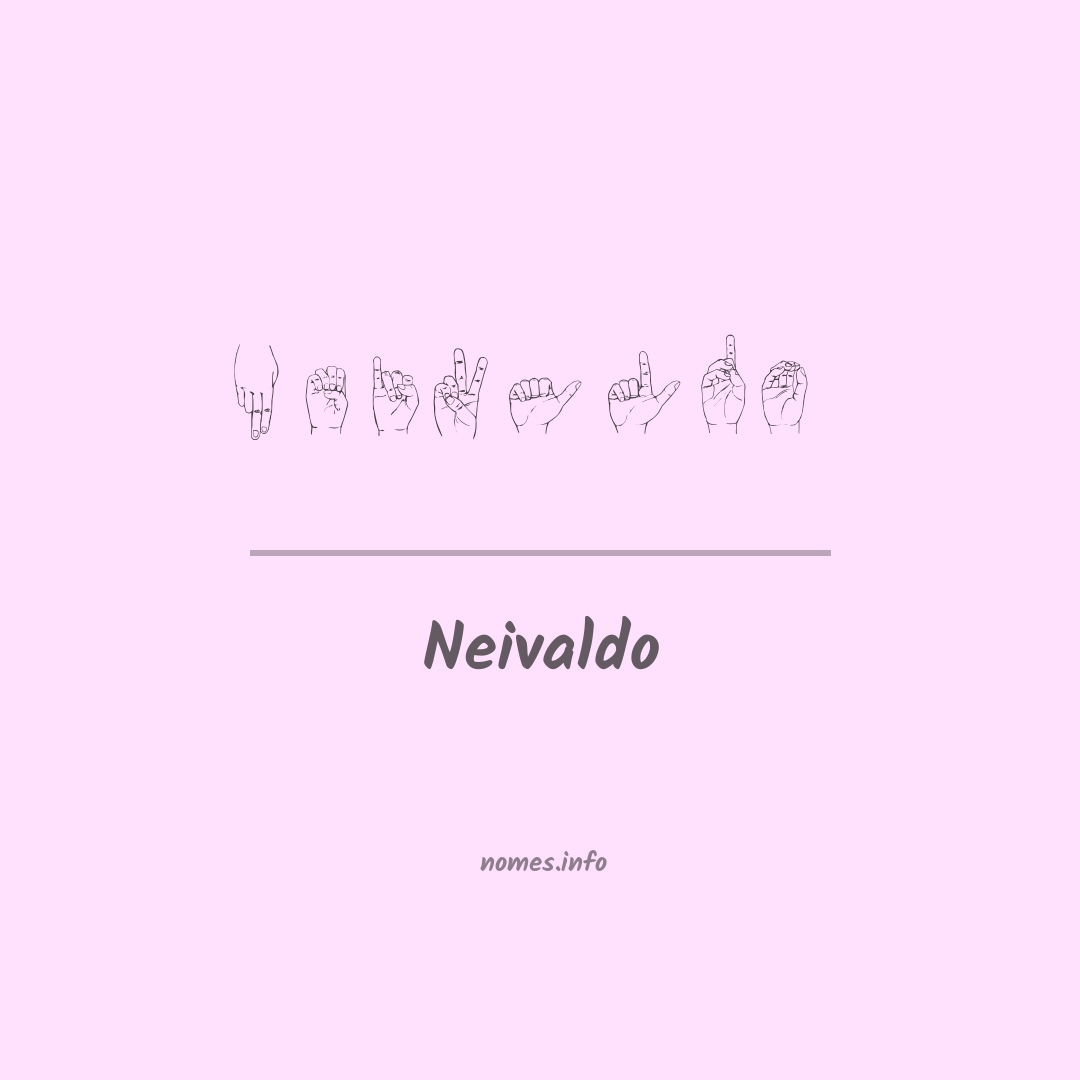 Neivaldo em Libras