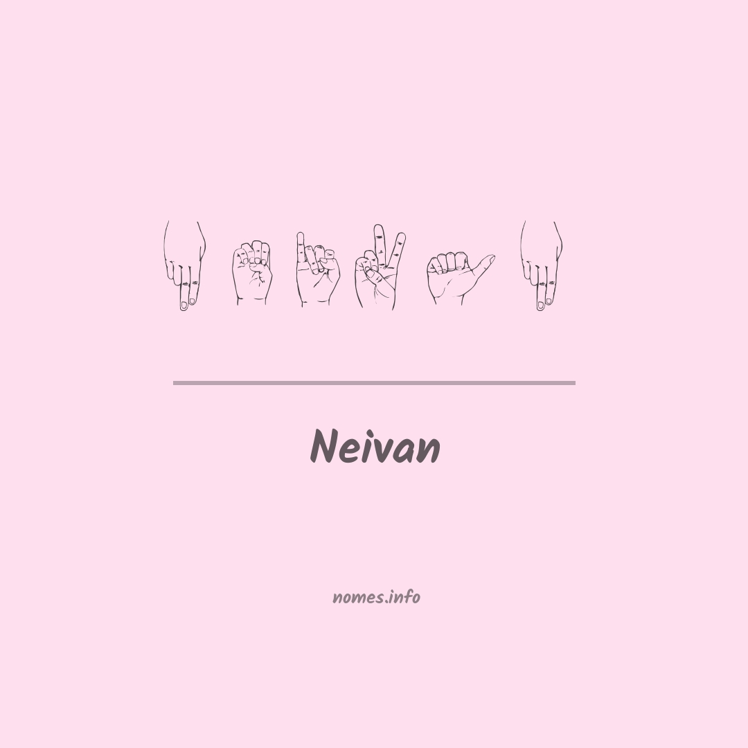 Neivan em Libras