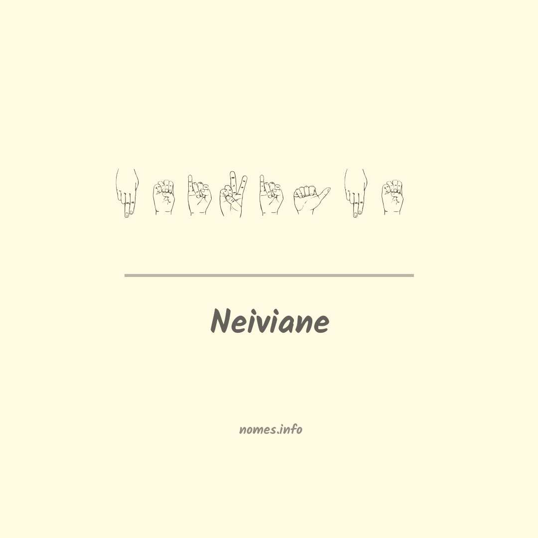 Neiviane em Libras