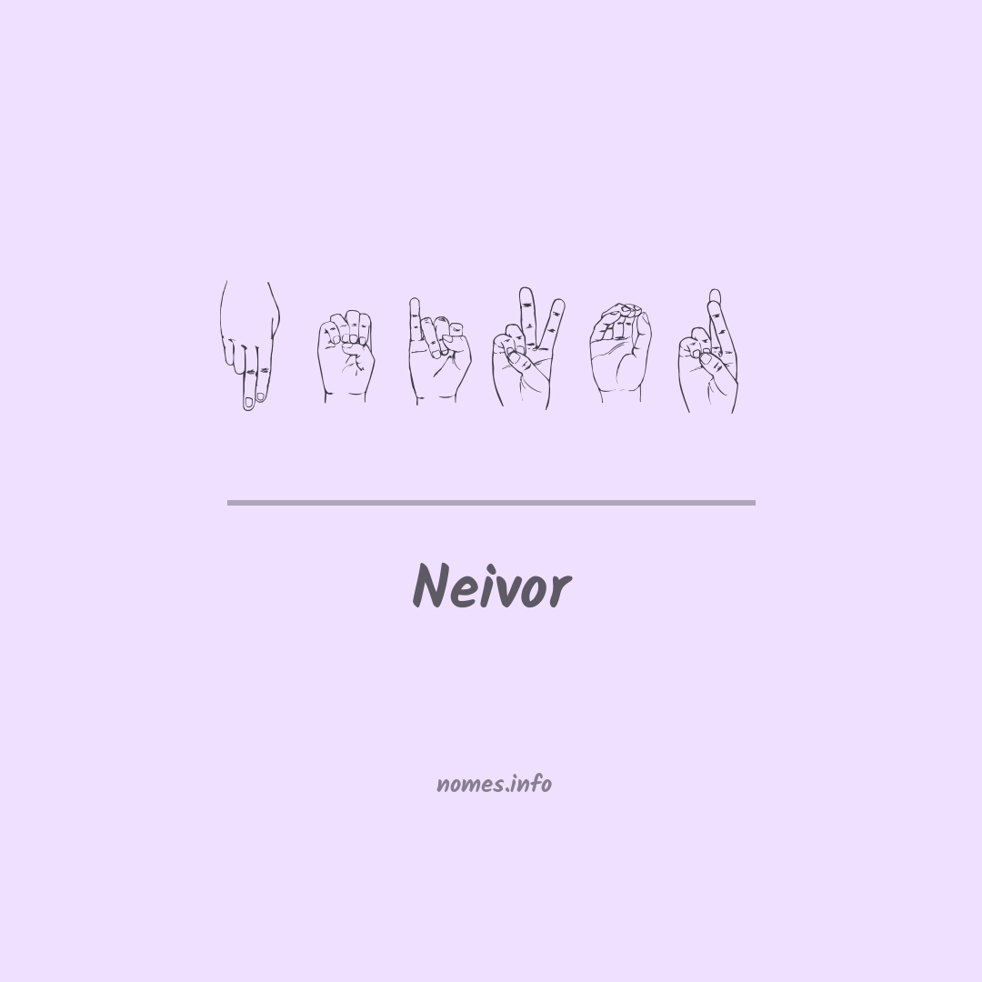 Neivor em Libras
