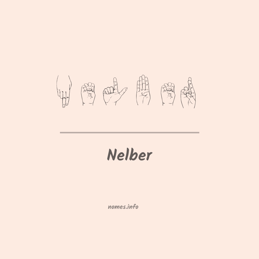 Nelber em Libras