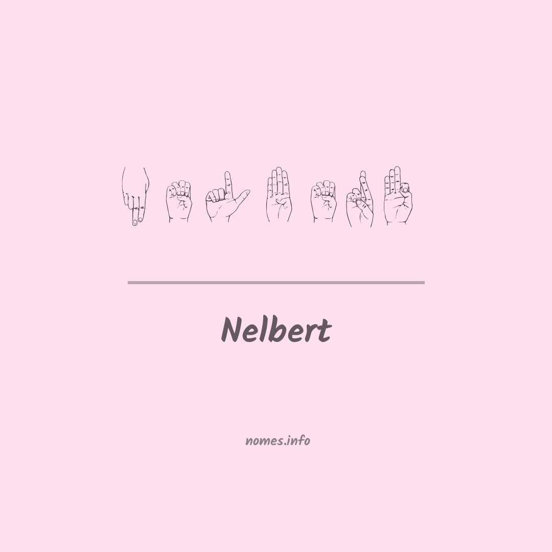 Nelbert em Libras