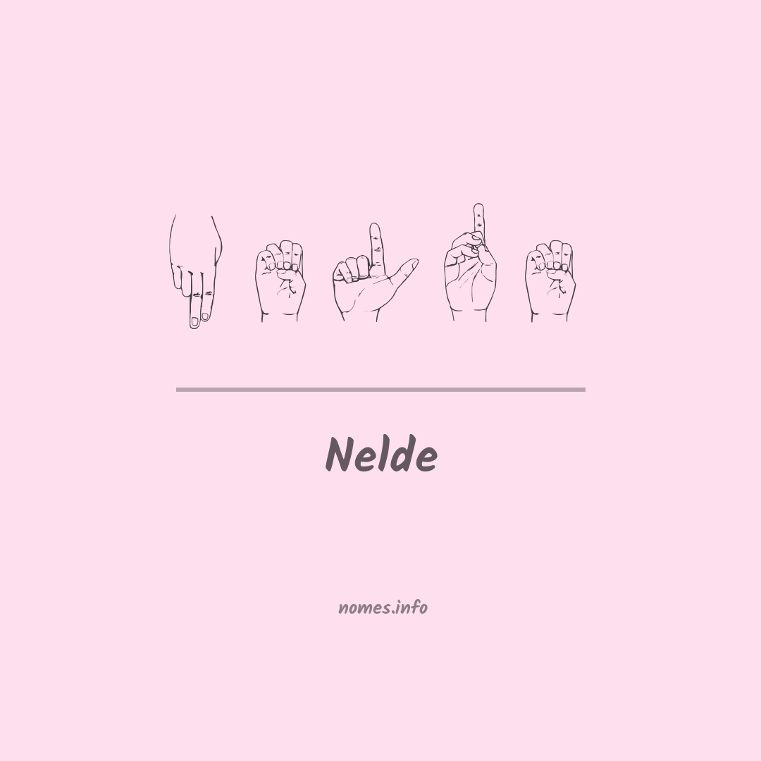 Nelde em Libras