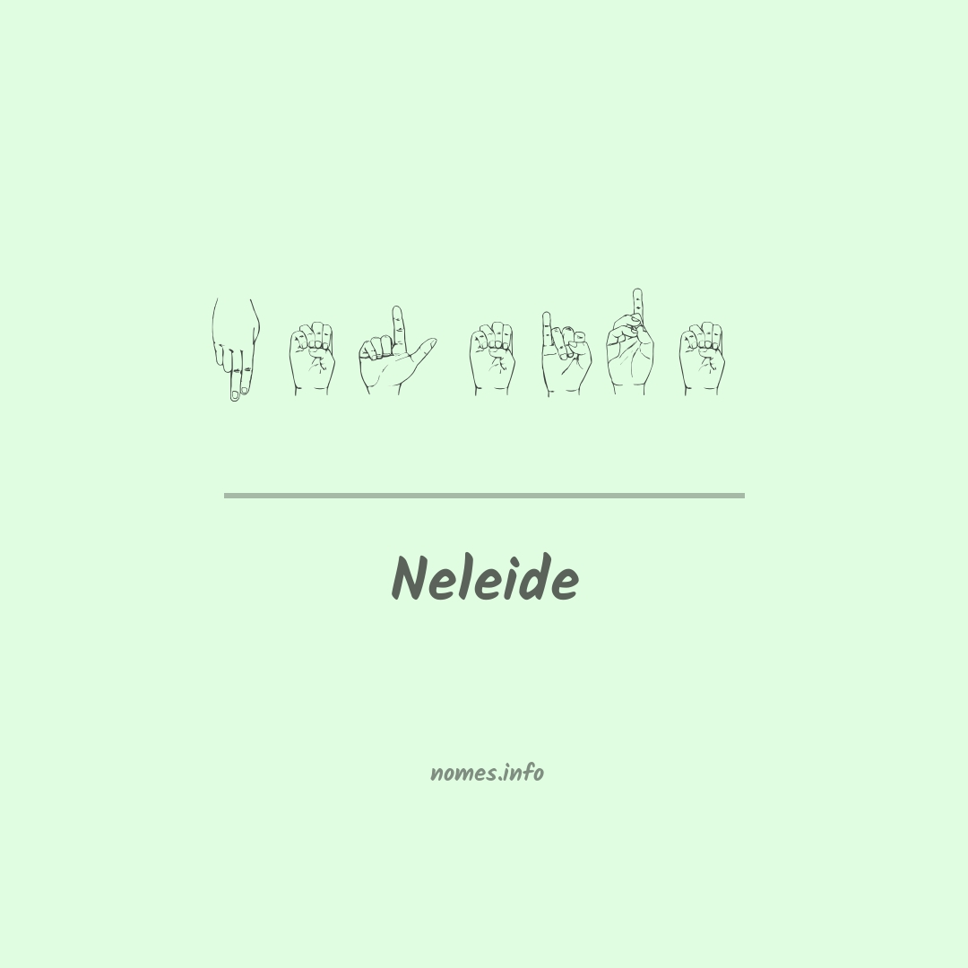 Neleide em Libras