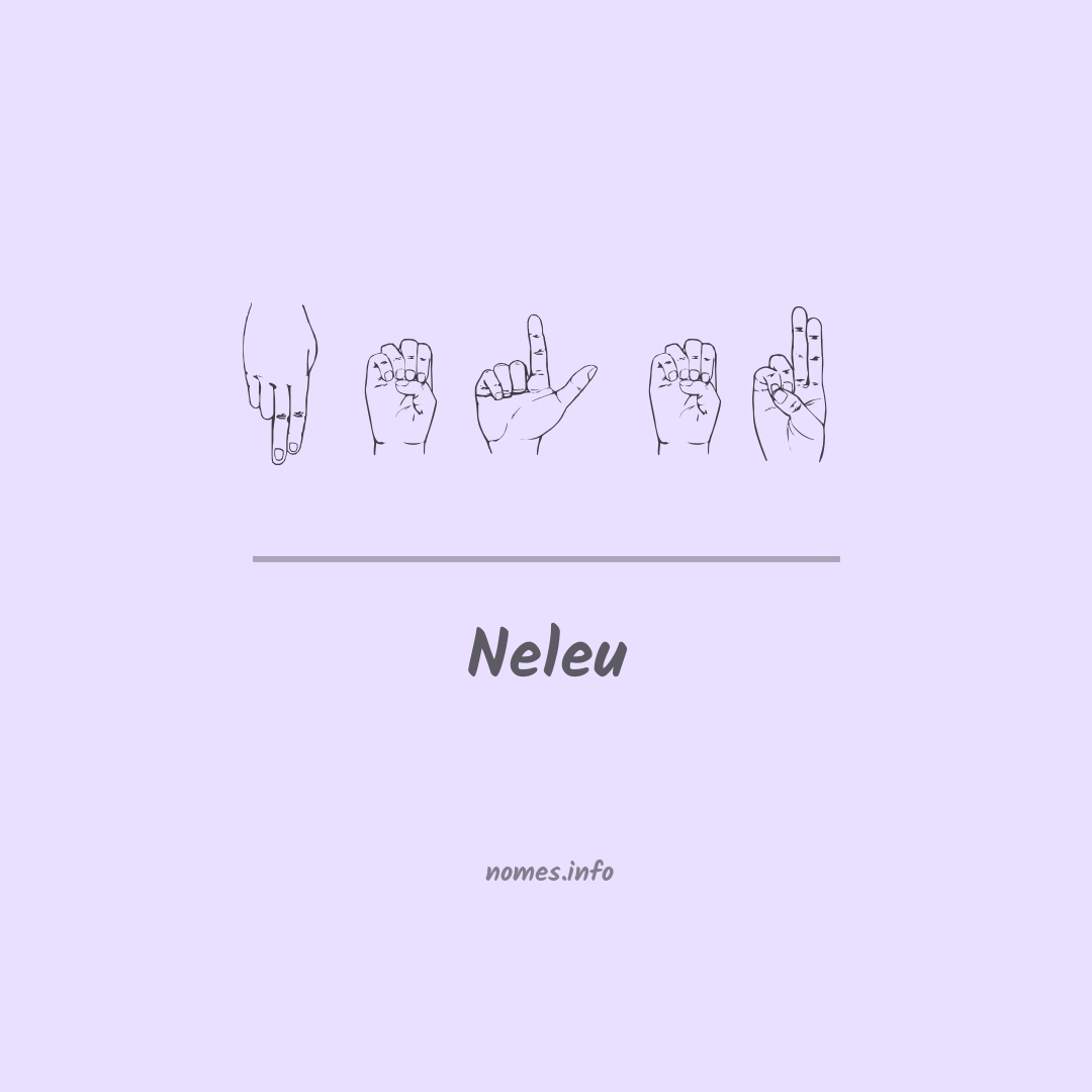 Neleu em Libras