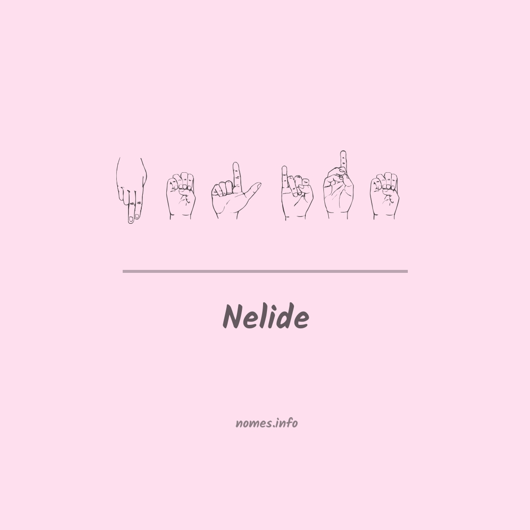 Nelide em Libras