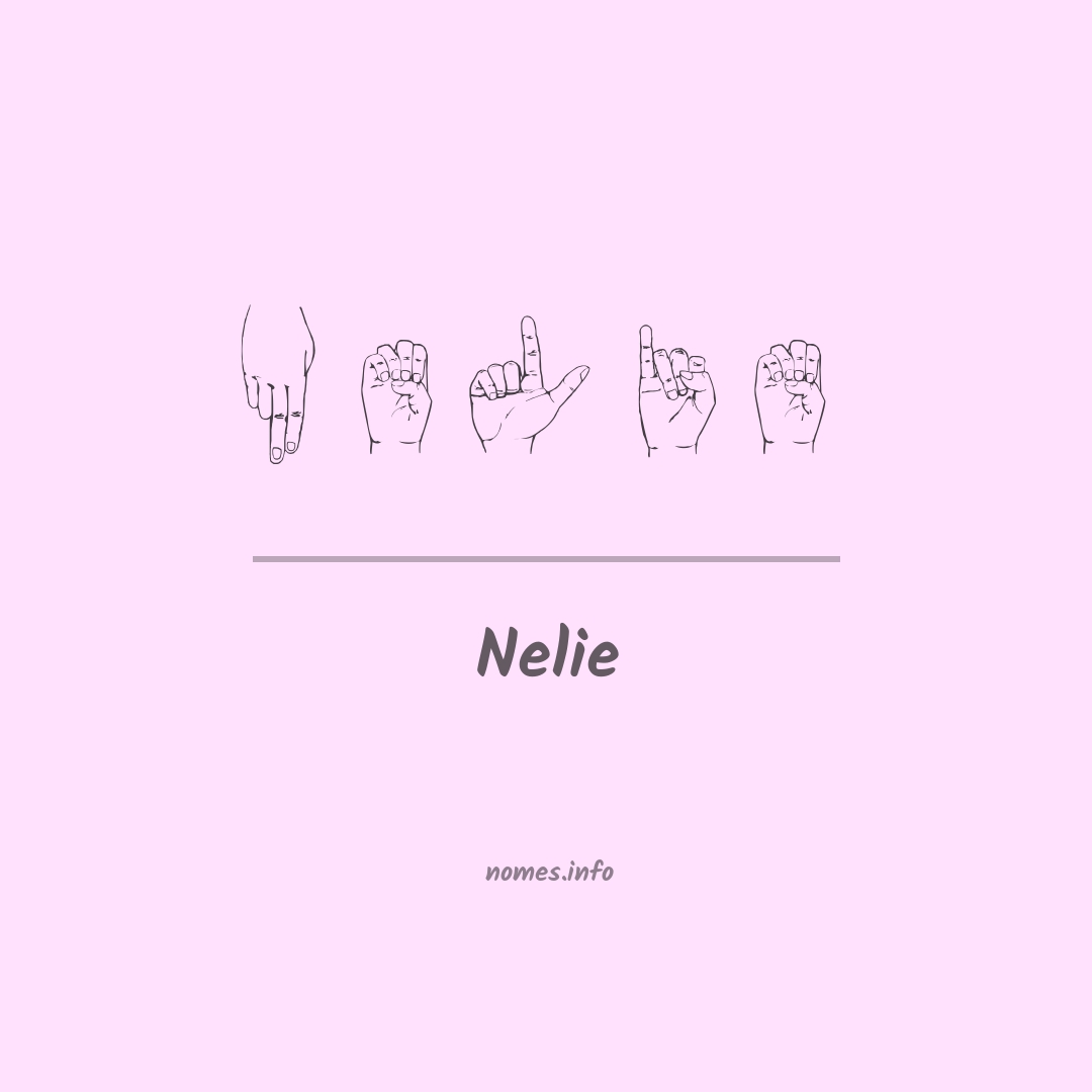 Nelie em Libras
