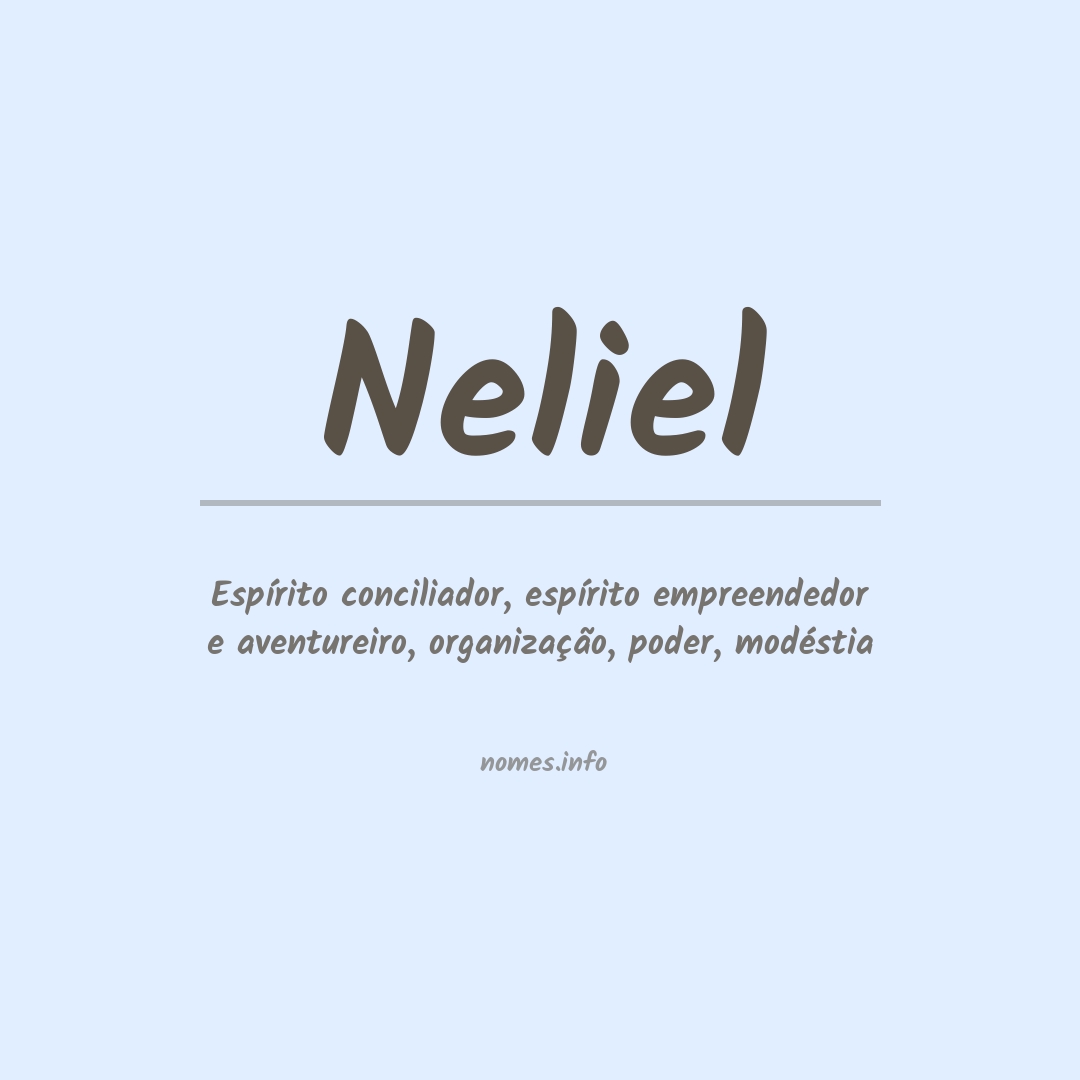 Significado do nome Neliel