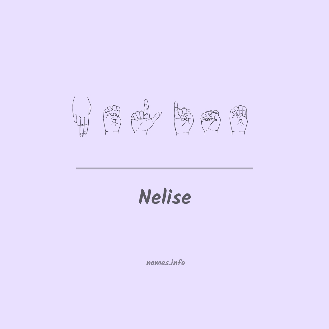 Nelise em Libras