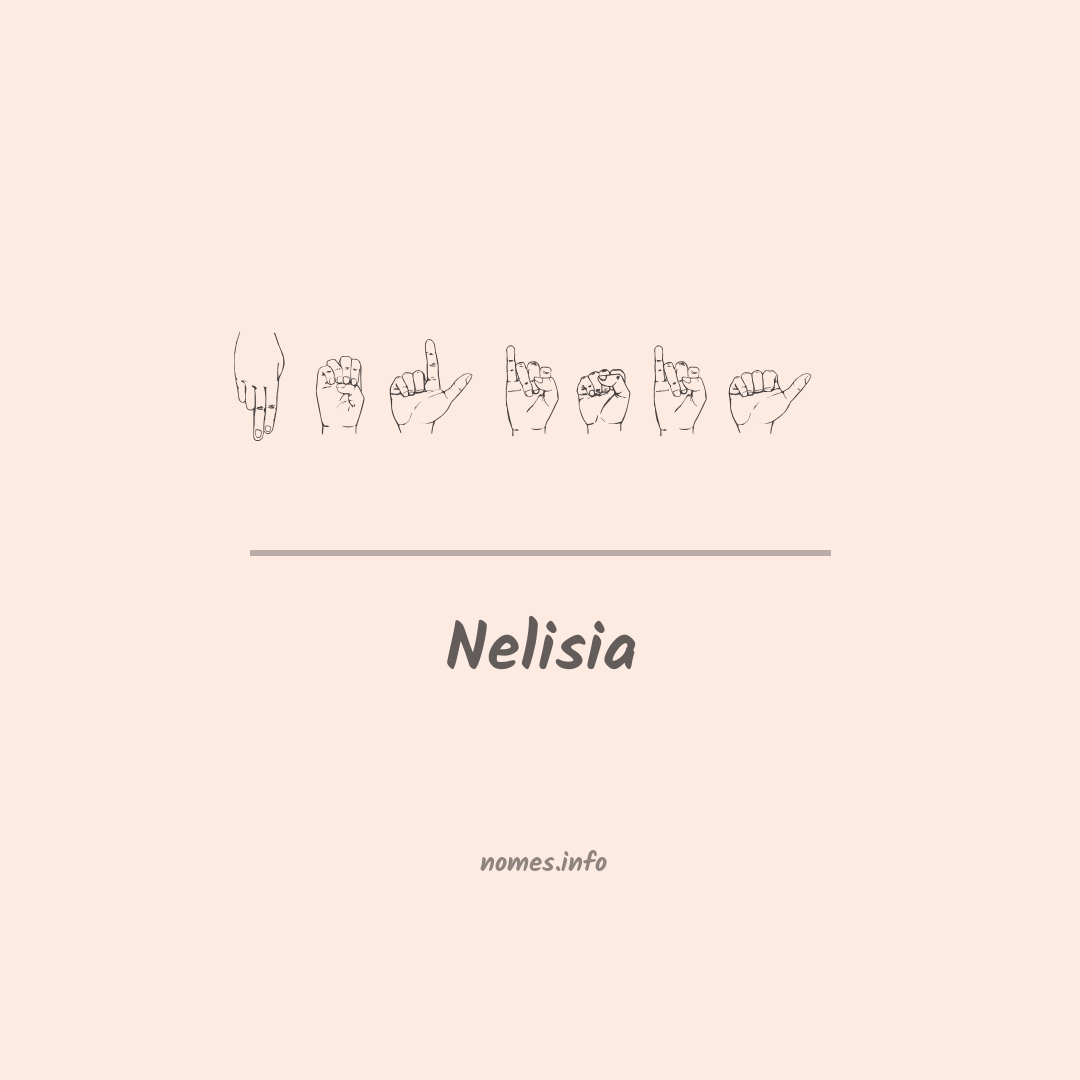 Nelisia em Libras
