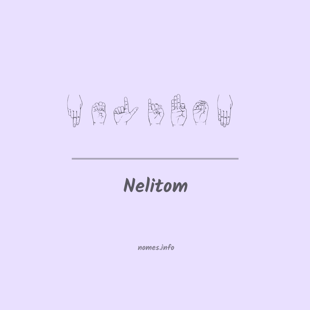 Nelitom em Libras