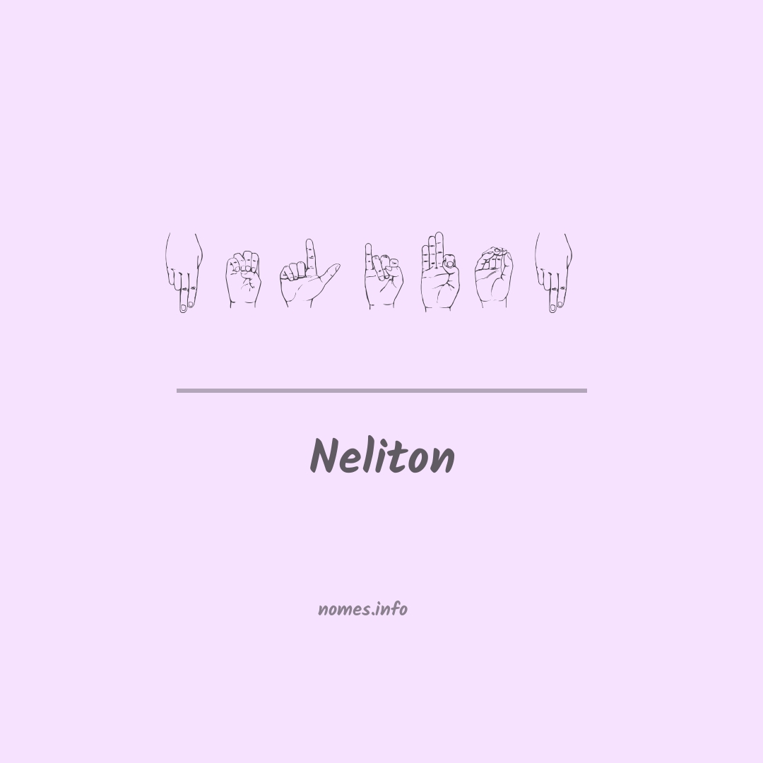 Neliton em Libras