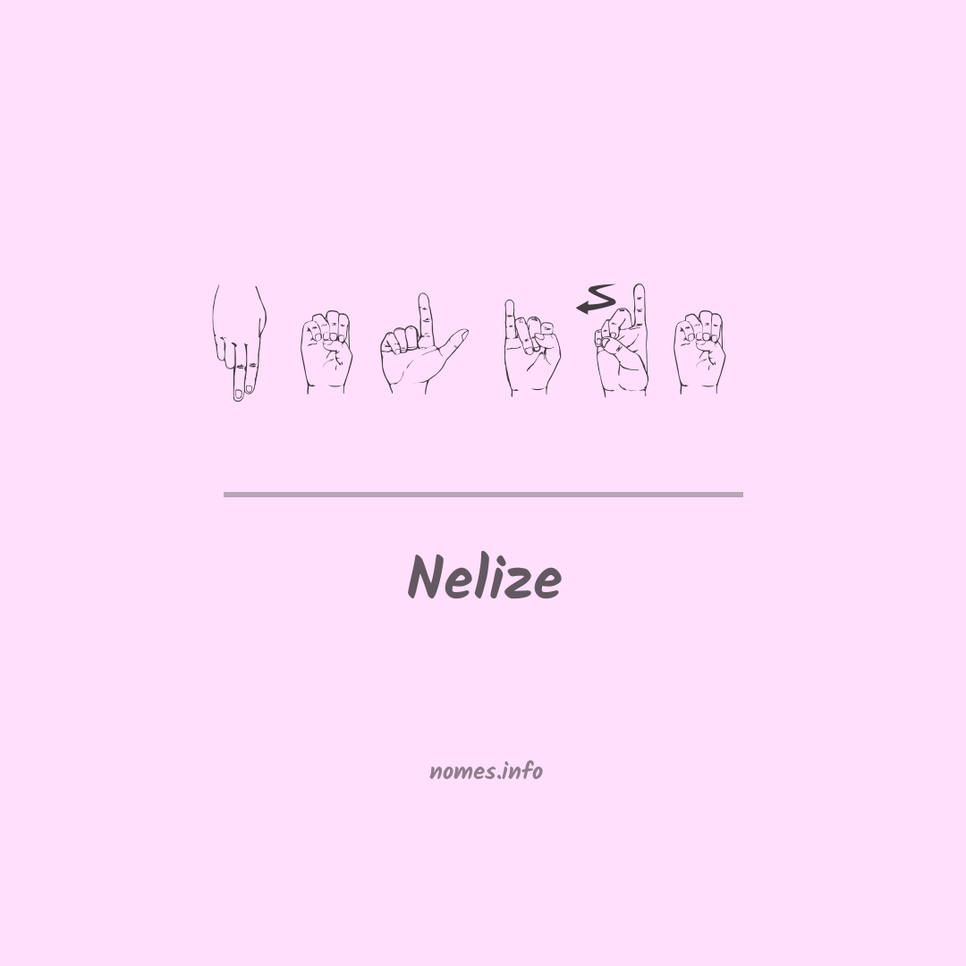 Nelize em Libras