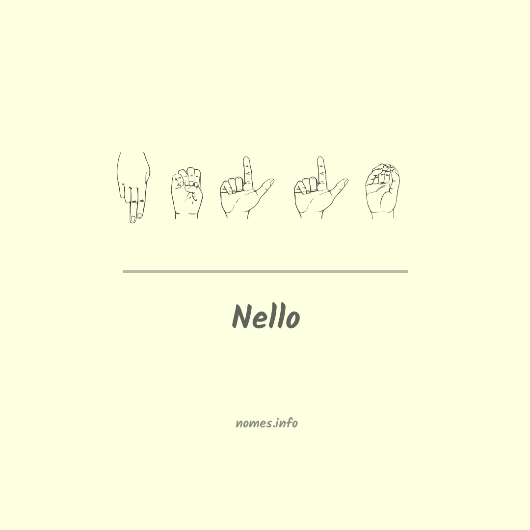 Nello em Libras