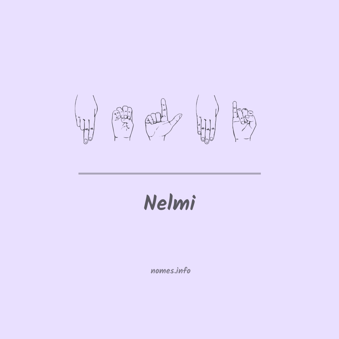 Nelmi em Libras