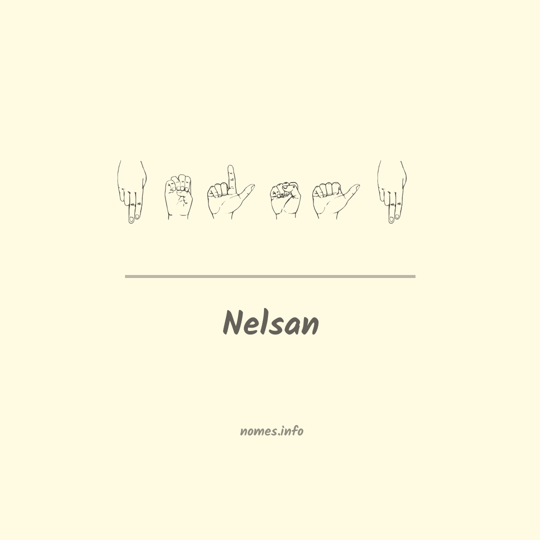 Nelsan em Libras