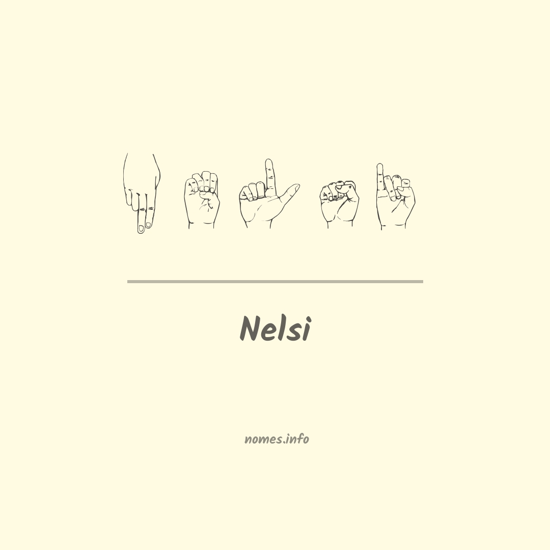 Nelsi em Libras