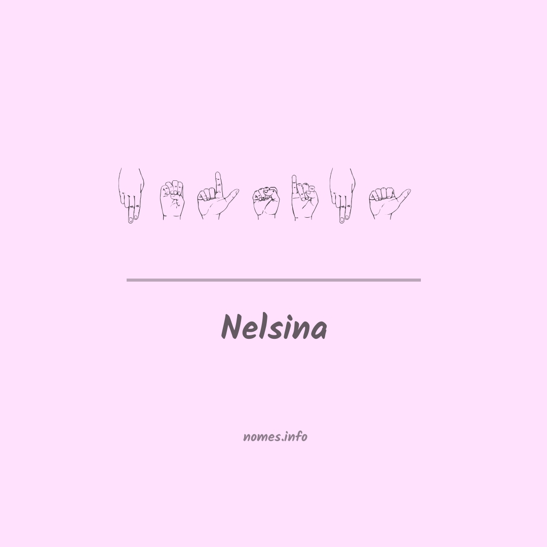 Nelsina em Libras